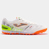 Joma  Mundial 2302 Turf Soccer Shoes (White/Coral/Yellow) - $69.95