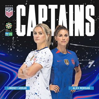 WWC 2023 USWNT Captains