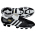 Adidas 7406 TRX FG Soccer Shoes (Black/White)