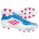 adidas  F50 adiZero TRX HG Soccer Shoes (White/Pink)