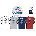 adidas Womens World Cup 2003 USA Pride Soccer Tee