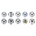 Adidas   World Cup Historical 10 Soccer Ball Set