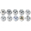 Adidas   World Cup Historical 10 Mini Soccer Ball Set