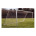 GOAL Official Round Post Unpainted Soccer Goal (8' x 24')