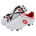 Lotto Stadio Azzuri Team FG Soccer Shoes (White/Fiery Red)