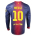 Nike  Barcelona  Messi #10 Long Sleeve Soccer Jersey (Home 2012/13)
