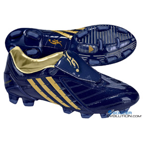 Adidas Predator PowerSwerve TRX FG Soccer Shoes (NavyGold)