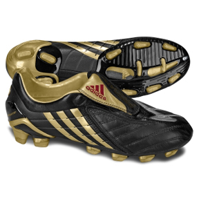Adidas Predator PowerSwerve TRX FG Soccer Shoes (Black/Gold)