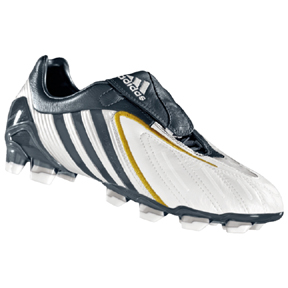 Adidas Predator PowerSwerve TRX FG Soccer Shoes (White/Lead)