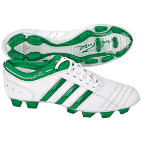 Adidas  adiPURE II TRX FG Soccer Shoes (White/Green)