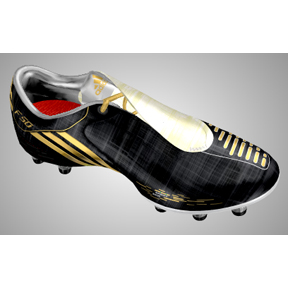 Adidas  F50 i TUNiT Custom Soccer Shoes Kit (Black/Gold/White)