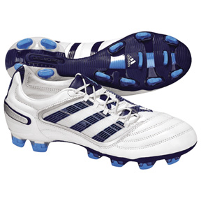 Adidas  Predator_X CL TRX FG Soccer Shoes (White/Cyan)