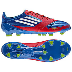 adidas  F50 adiZero Leather TRX FG Soccer Shoes (Prime Blue)