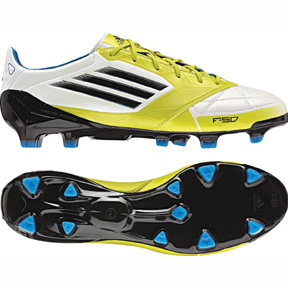 adidas  F50 adiZero Leather TRX FG Soccer Shoes (Lime)