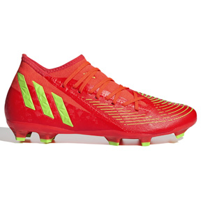 adidas  Predator  Edge.3 FG Soccer Shoes (Solar Red/Solar Green)