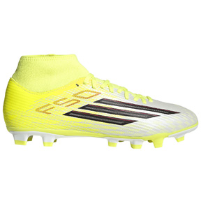 adidas  F50 Club Mid FG Soccer Shoes (Solar Yellow/Black/Red)