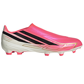 adidas  F50 Hyperfast League Laceless FG Shoes (Solar/Black/Gold)