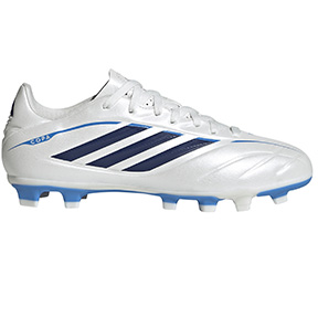 adidas Youth  Copa Pure  4 Club FG Soccer Shoes (Zero Metallic/Dark Blue)