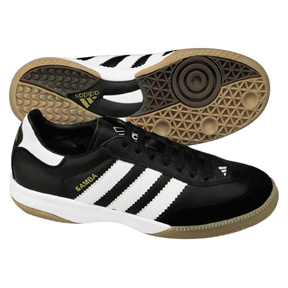 adidas Samba Millenium Indoor Soccer Shoes (Black/White