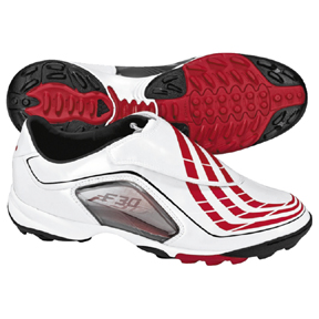 Adidas F30.9 TRX Turf Soccer Shoes (White/Red)
