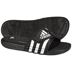 Adidas Womens Adissage FitFoam Sandal / Slide (Black)