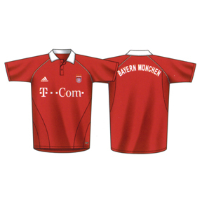 Adidas Bayern Munich Soccer Jersey (Home 2006)