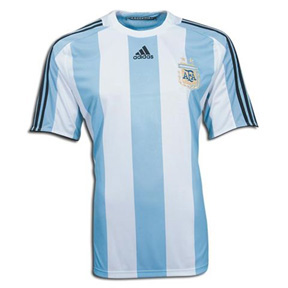 Adidas Youth Argentina Soccer Jersey (Home 2007/08/09)
