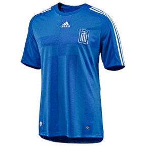 Adidas Greece Soccer Jersey (Away 2008/09)