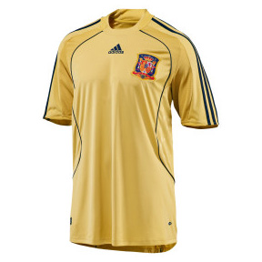 Adidas  Spain Soccer Jersey (Away 2008/09)