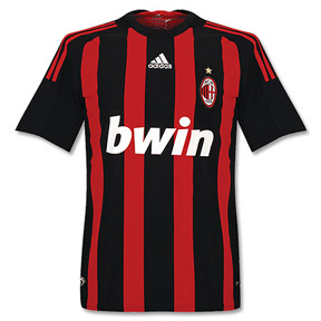 Adidas AC Milan Soccer Jersey (Home 2008/09)