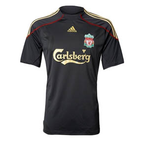 Adidas Liverpool Soccer Jersey (Away 2009/10) @ SoccerEvolution.com