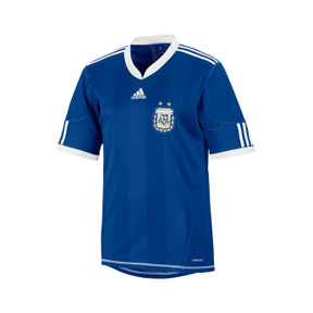 adidas Argentina Soccer Jersey (Away 2010/11)