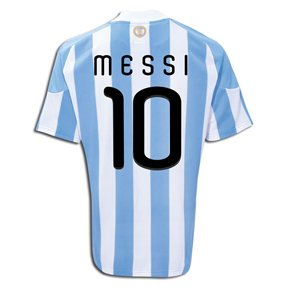 adidas Argentina Messi #10 Soccer Jersey (Home 2010/11)