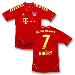 Adidas  Bayern Munich Ribery #7 Soccer Jersey (Home 2011/12)