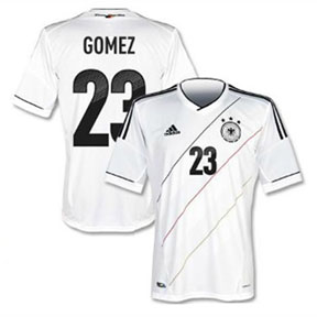adidas  Germany Gomez #23 Soccer Jersey (Home 2012/13)