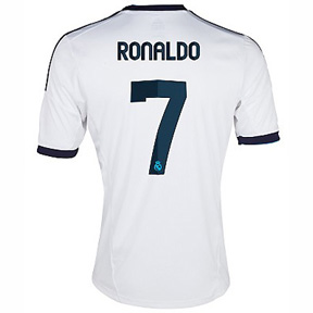 adidas Youth  Real Madrid Ronaldo #7 Soccer Jersey  (Home 2012/13)