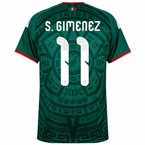 adidas  Mexico Gimenez #11  Soccer Jersey (Home 26/27)