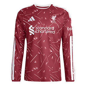 adidas  Liverpool Long Sleeve Soccer Jersey (Home 26/27)