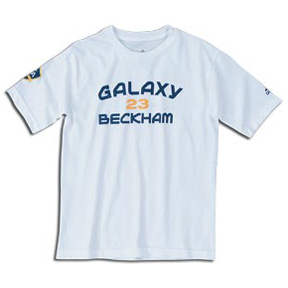 Adidas Youth L.A. Galaxy David Beckham Malibu Soccer Tee