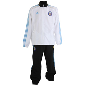 Adidas  Argentina World Cup 2010 Soccer Presentation Suit (2010/11)