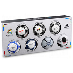 adidas  European Championship Historical Mini Soccer Ball Set