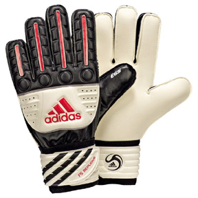 Adidas Fingersave Repliqu� Soccer Goalkeeper Glove (Black/White)