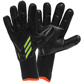 adidas  Predator  Edge GL Pro Goalie Glove (Black/Solar Green)