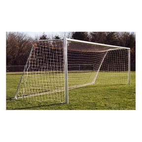GOAL Official Round Post Unpainted Soccer Goal (8' x 24')