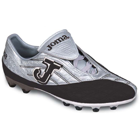 Joma Charlton TRX FG Soccer Shoes (Silver/Black)