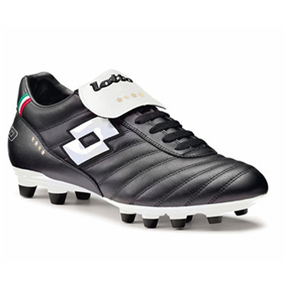 Lotto Stadio Mondiale FG Soccer Shoes (Black/White)