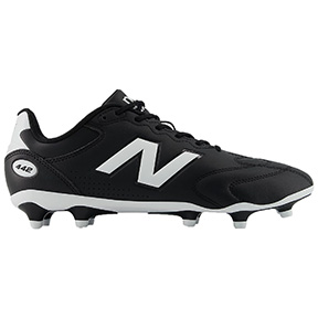 New Balance 442 v3 Team Wide Width FG Shoes (Black/White)