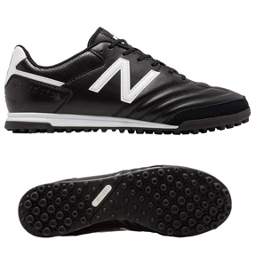 New Balance 442 Team Wide Width Turf Soccer Shoes (Black/White)