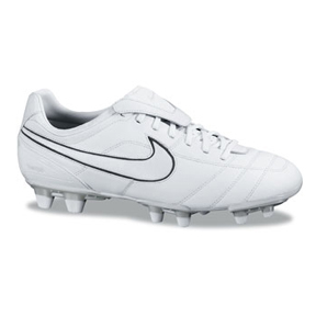 Nike  Air Legend II FG Soccer Shoes (White/White)