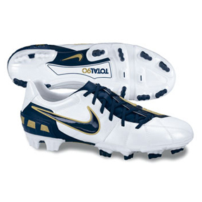 Nike  Total 90 Strike III L FG Soccer Shoes (White)
